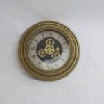 Gold victorian wall clock