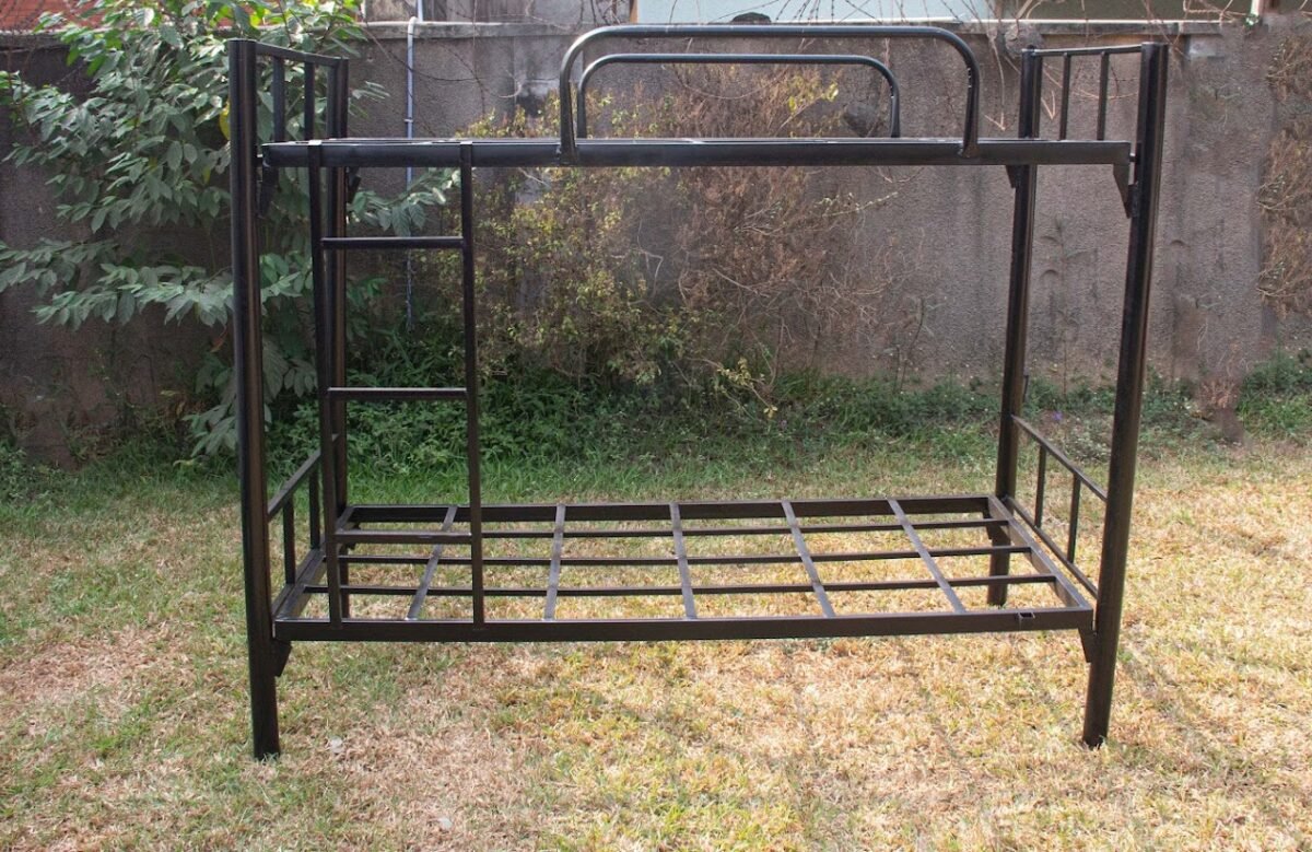 Metal bunk bed frame