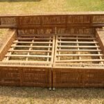 Detachable and moveable ratan bed