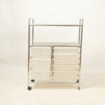 Rolling storage trolley