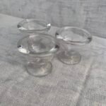 Thick Round clear glass