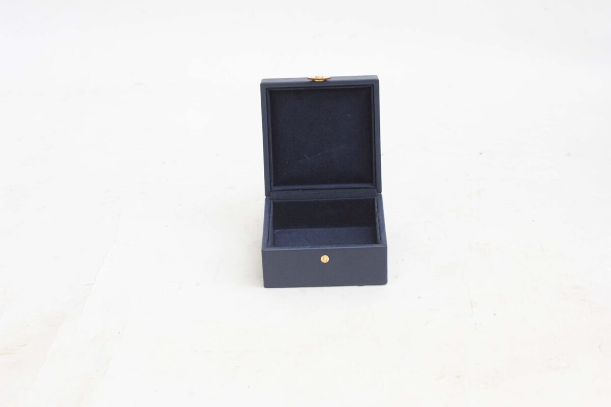 Watch Case Navy Leather Watch Case - Image 1