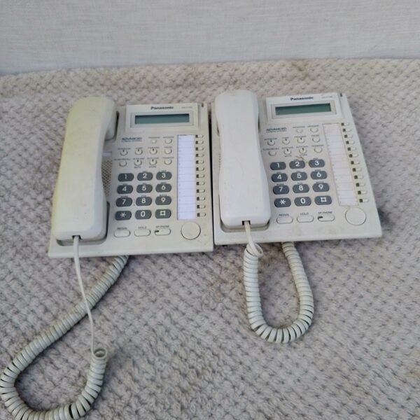 White Intercom Desk Phone