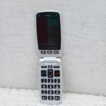 White Maxcom Flip Phone