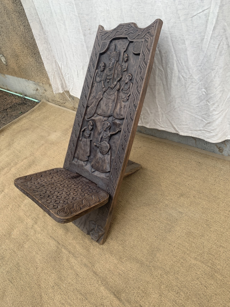African Carved Chair