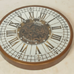 Luxury Mirror Brass Clock
