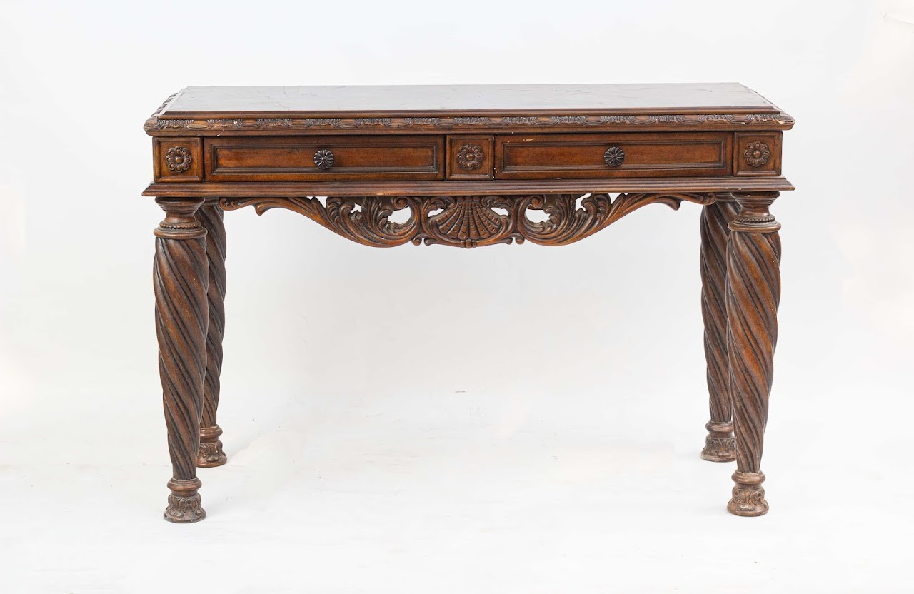 wooden console Wooden console