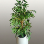 Bamboo ceramic plant vase