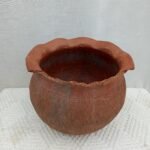 Crafted clay pot