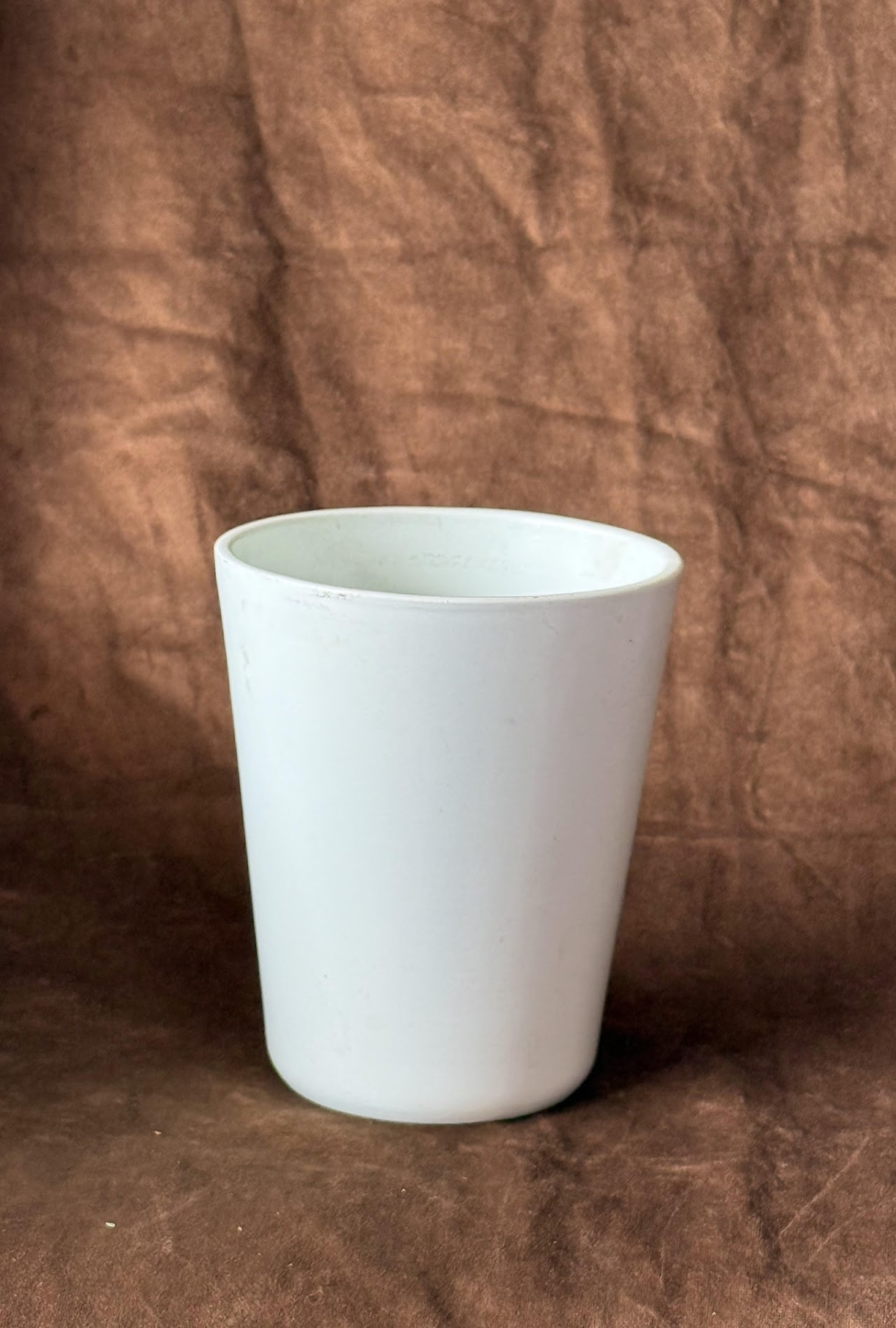 Cylinder vase White Ceramic Cylinder Vase - Image 1