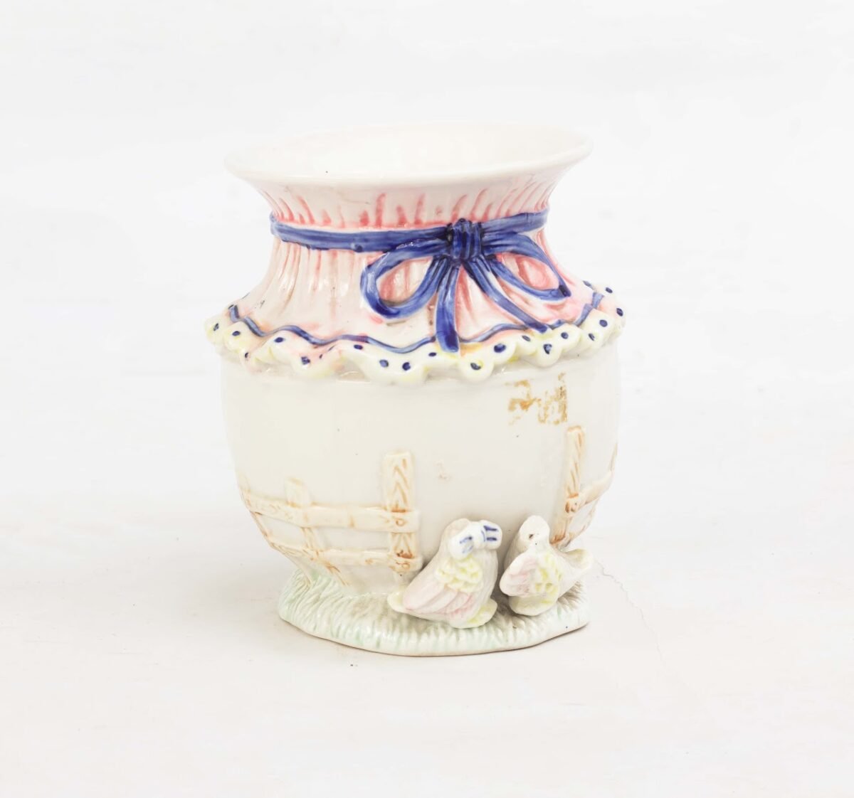 French ceramic vase - Image 1