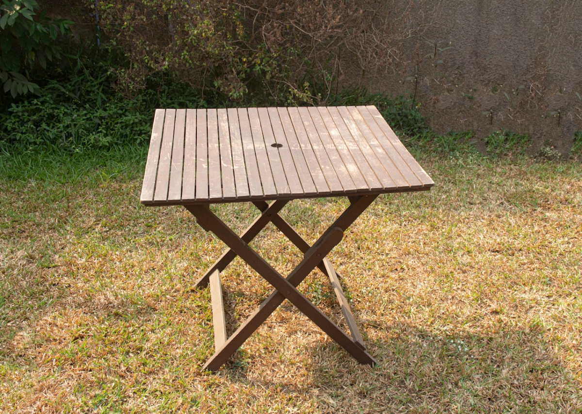 Garden table Wooden Folding Garden Table - Image 1