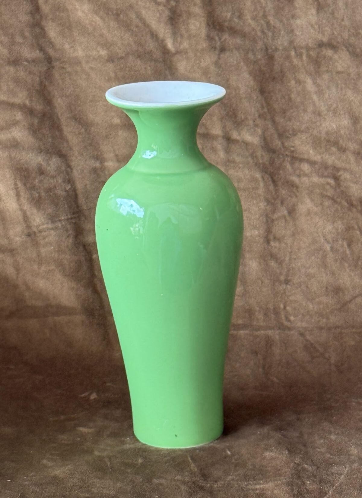 Green glazed vase - Image 1