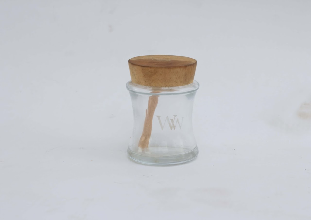 Mini glass jar