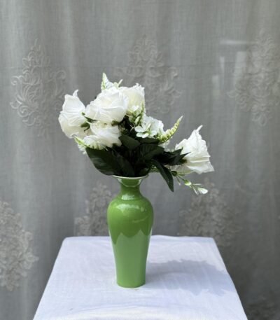 Monochrome Baluster Vase.