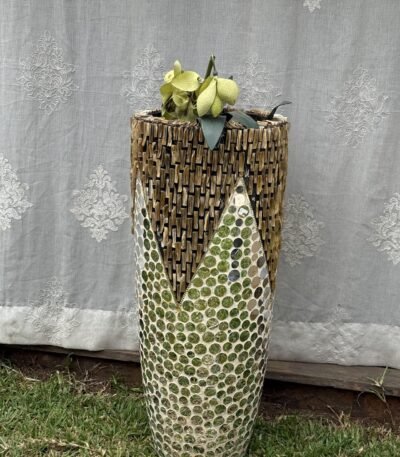 Mosaic Cylinder vase
