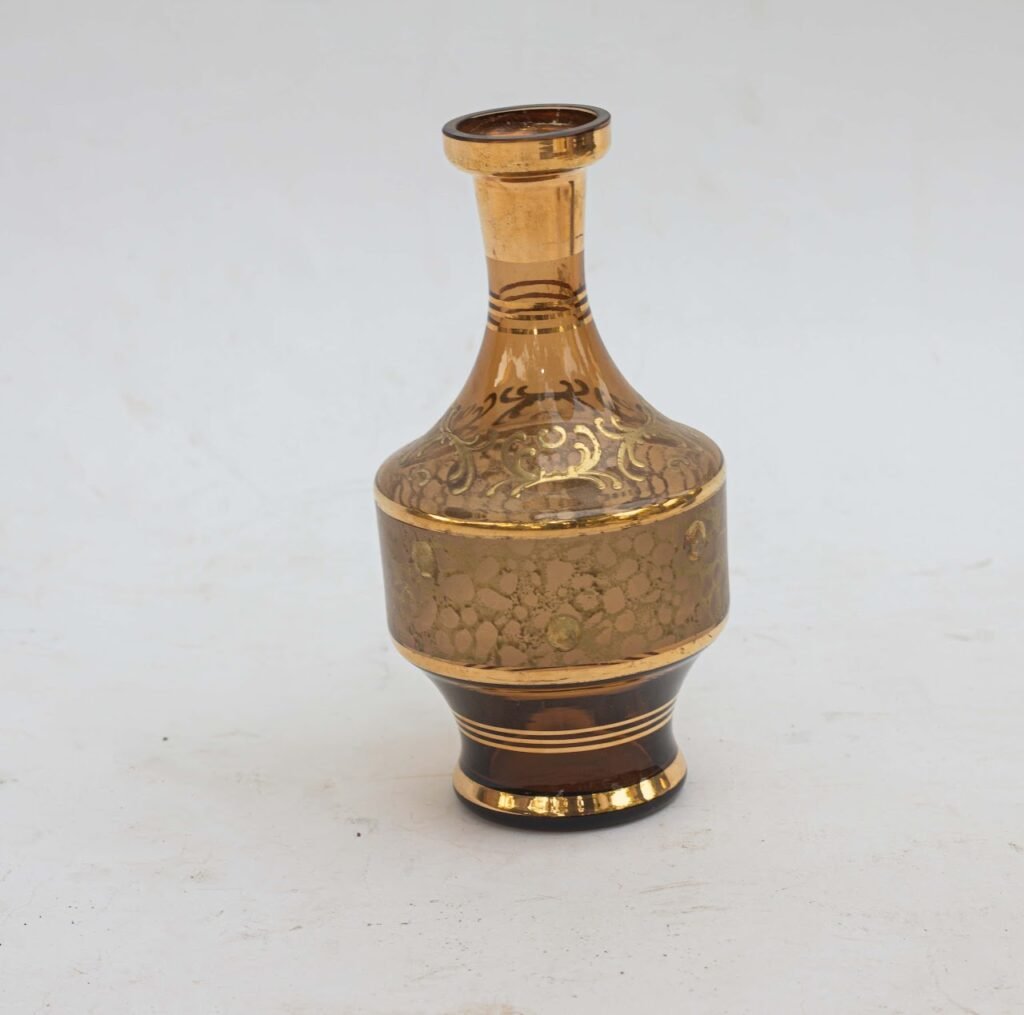 Old brass vase