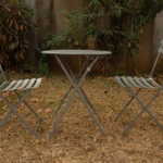 Outdoor tables and chairs