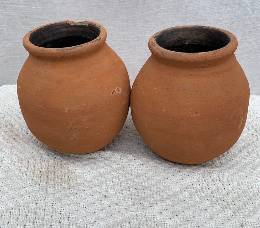 Terracotta vases