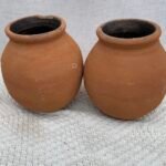 Terracotta vases
