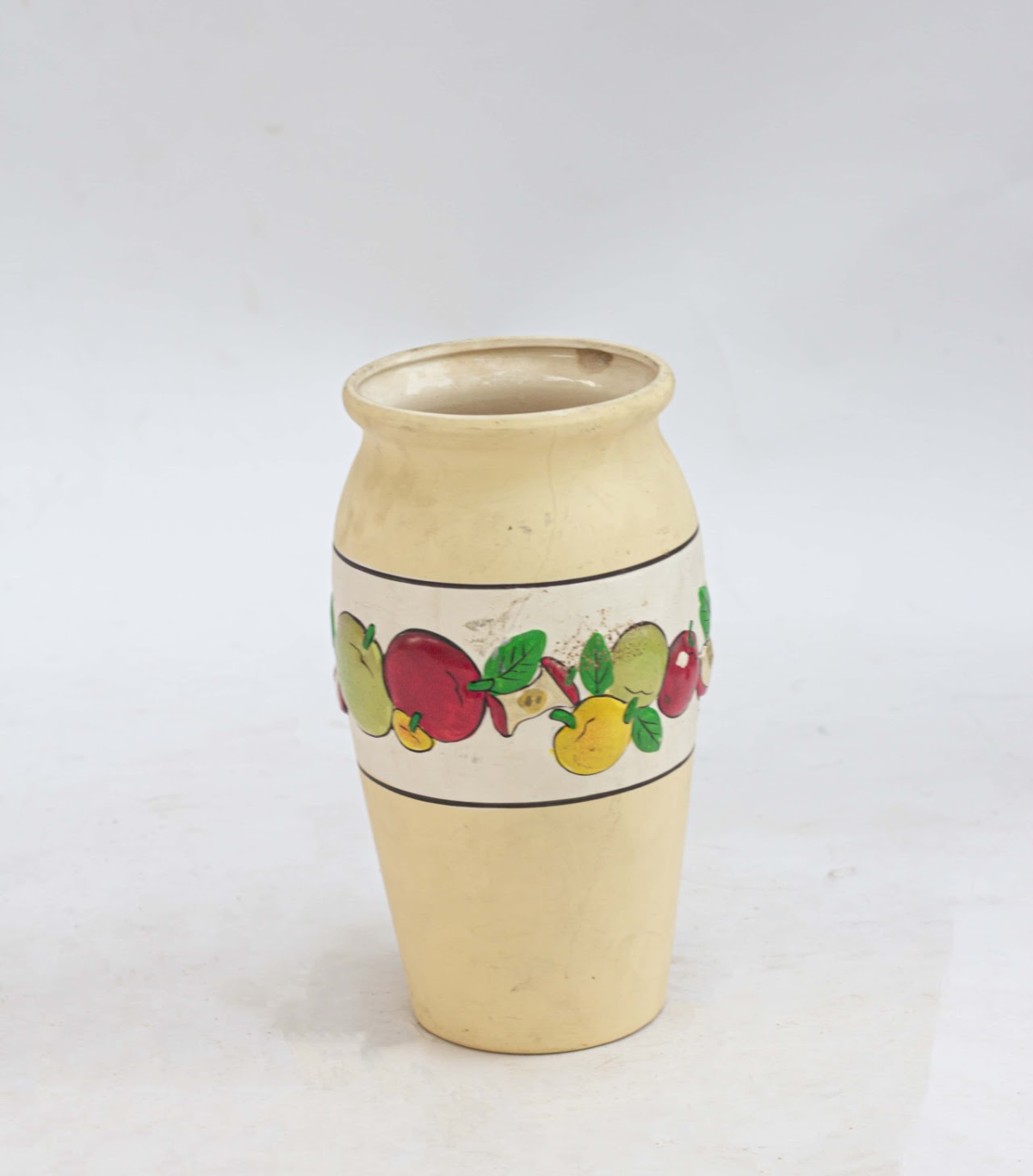 Vintage fruit design vase - Image 1