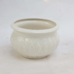 White hull vase
