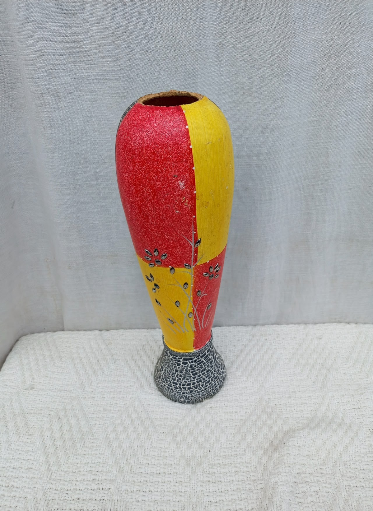 Wooden Flower Vase - Image 1