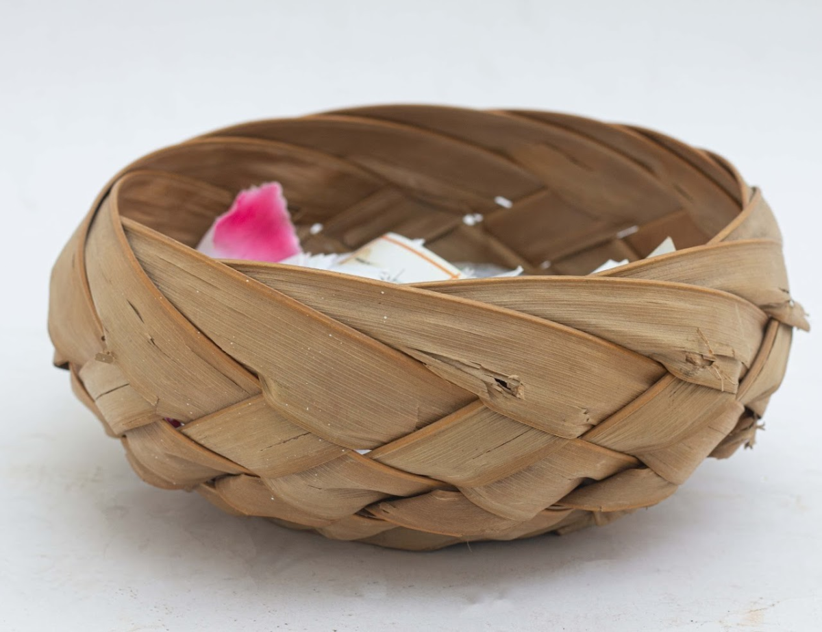 Woven Basket Bowl - Image 1