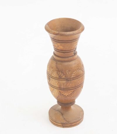 Wooden flower vase