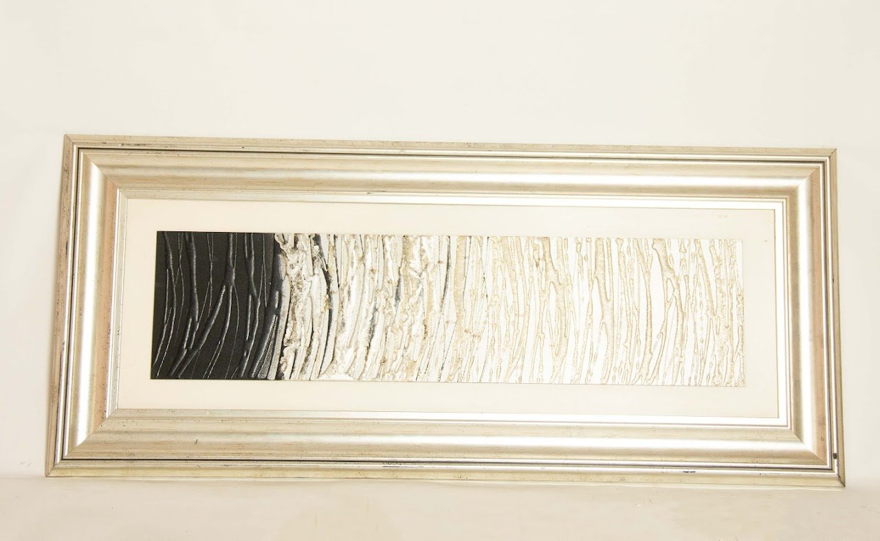 Abtract Art with gold Frame Abstract Art with gold Frame - Image 1