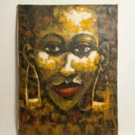 African Lady Painting