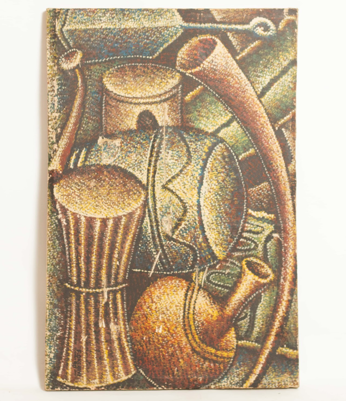 African Musical Instrument Art - Image 1
