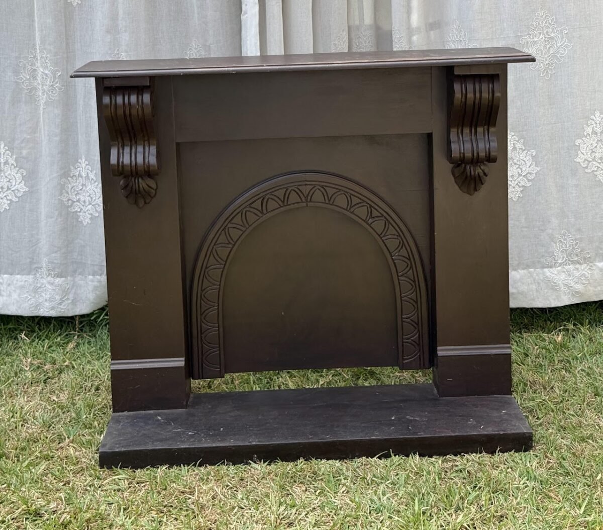 Antique Wood Fireplace Antique Wood Fireplace - Image 1