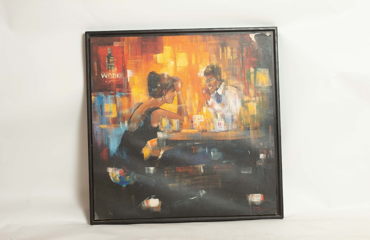 Bar Painting 2 Bar Scene Painting (Wodka Counter) - Image 1