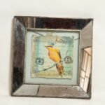 Bird Art with Mirror Frame