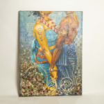 Blue African Art