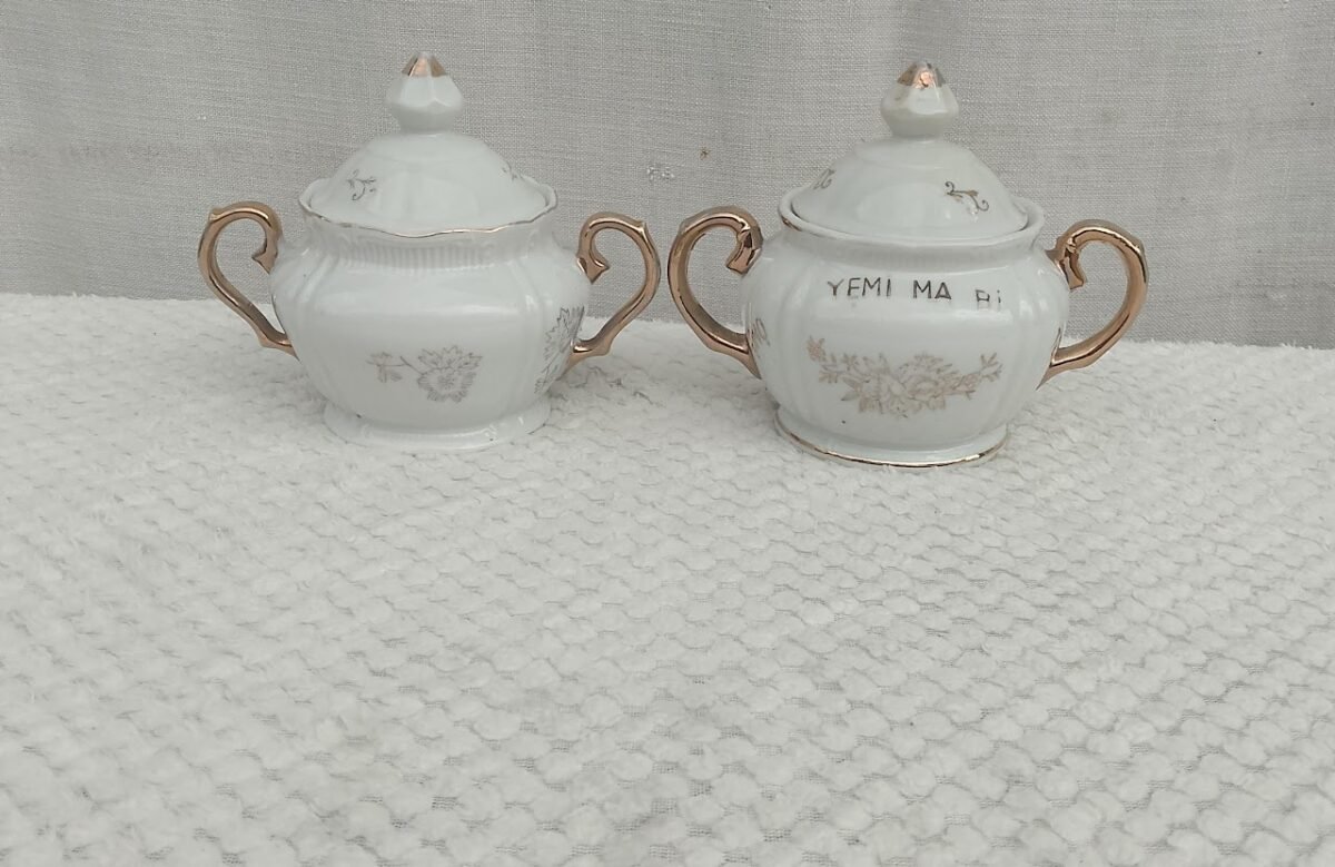 Ceramic Sugar Bowl - Image 1