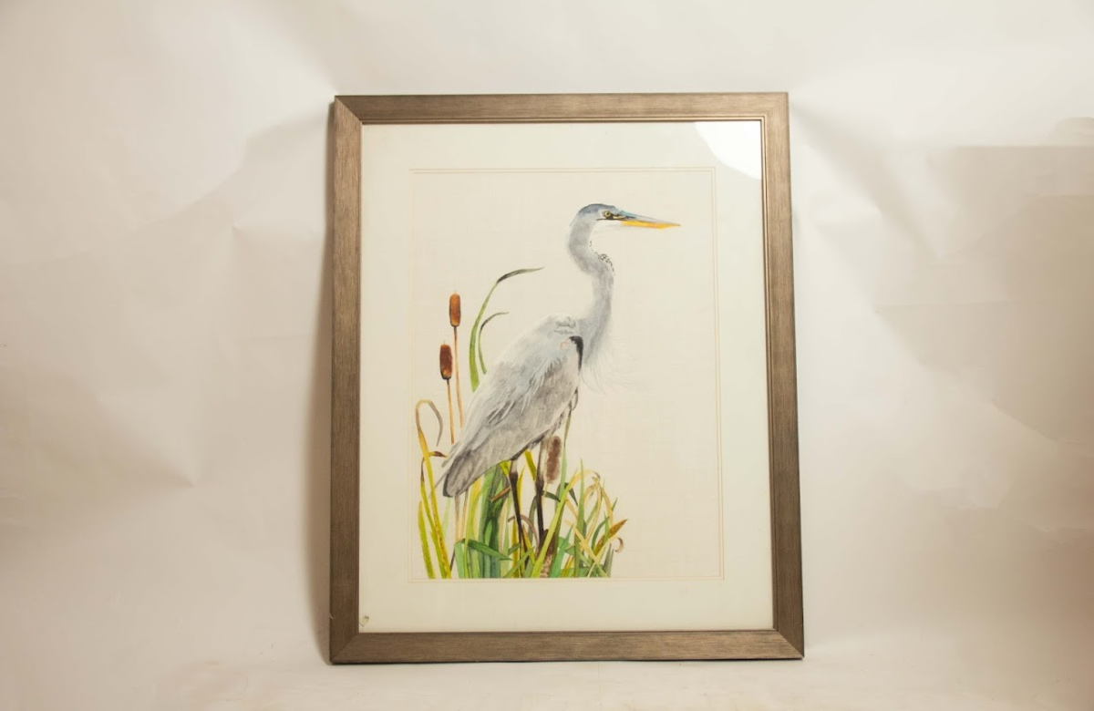 Crane Bird Painting - Image 1