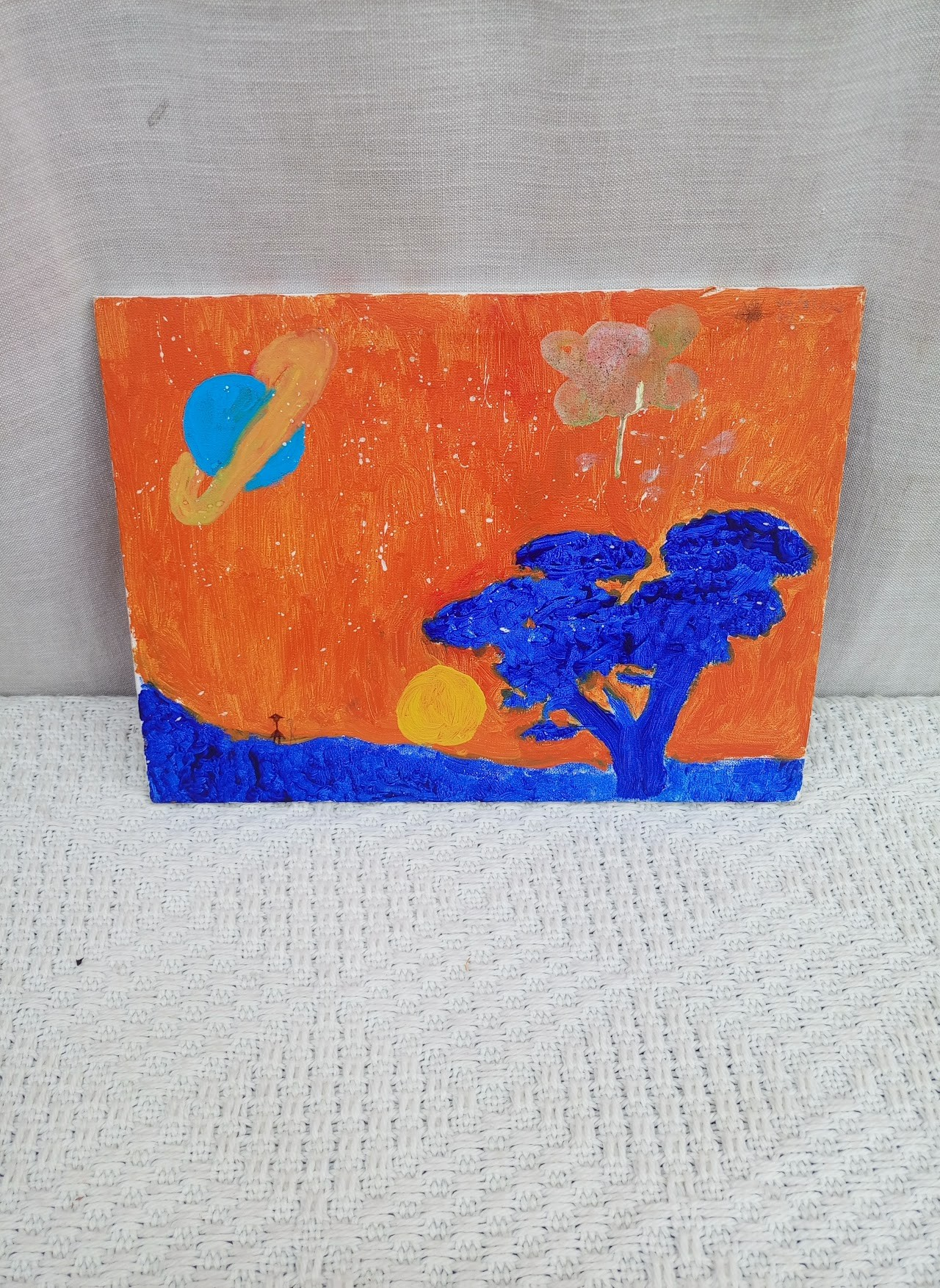 Indigo Savannah Painting Indigo Savannah Painting - Image 1