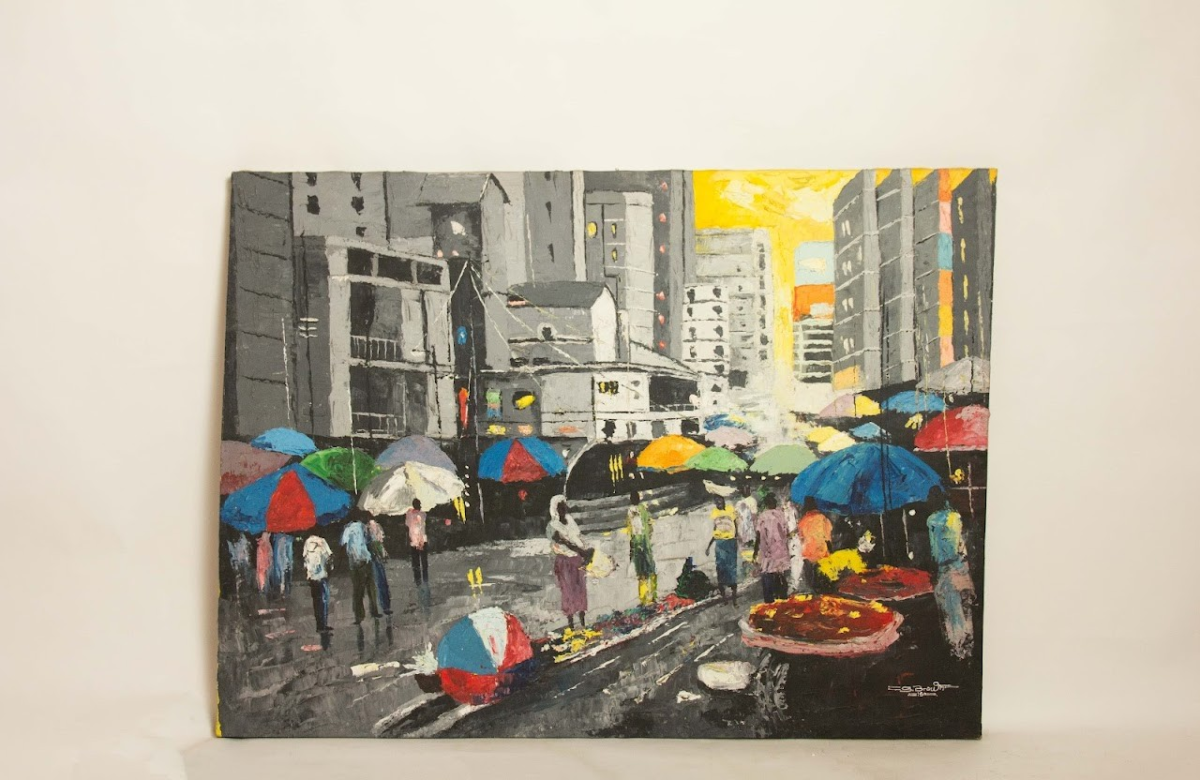 Lagos Market Art - Image 1