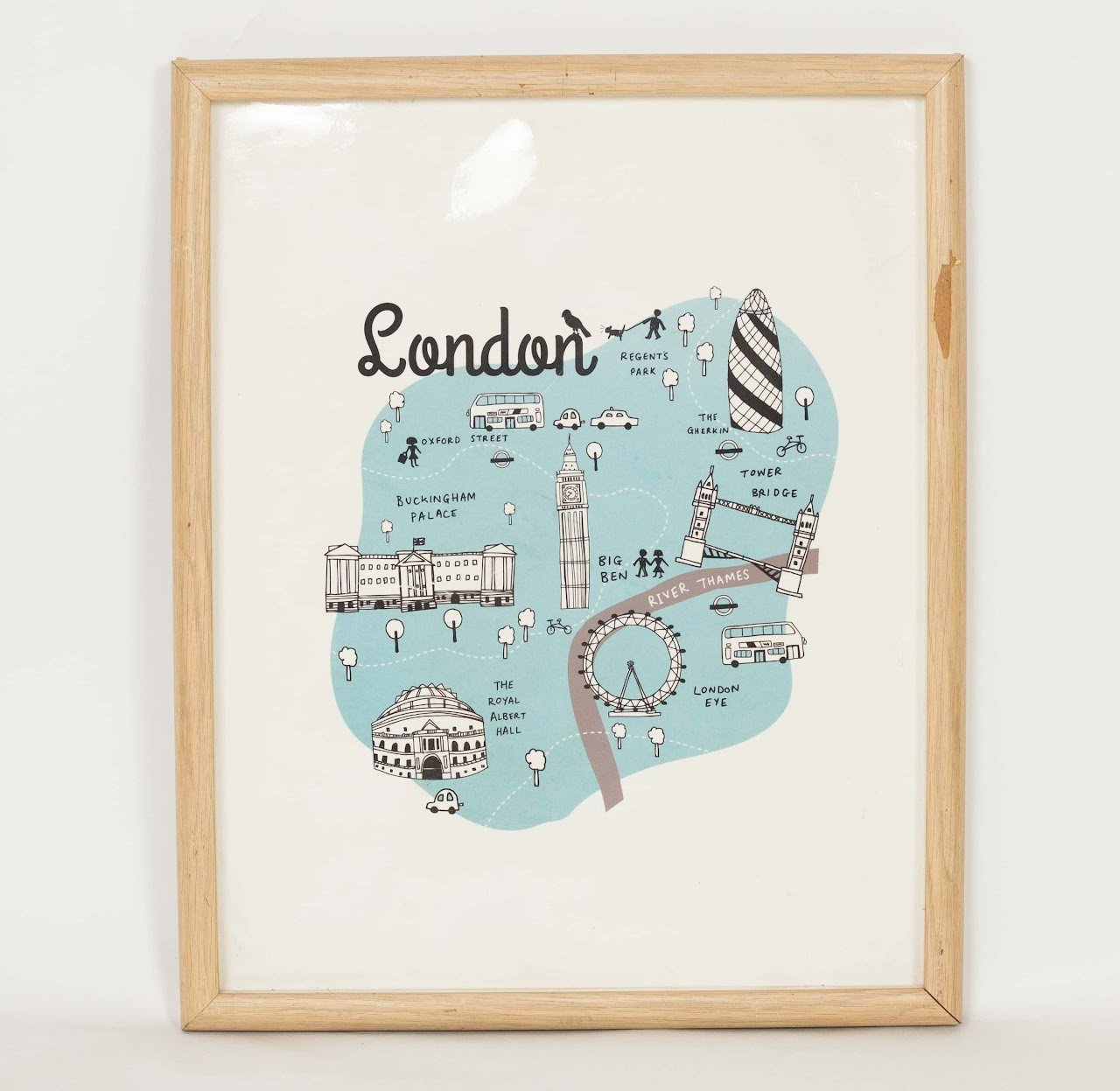 London art map London map art - Image 1