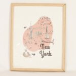 New York Map Art