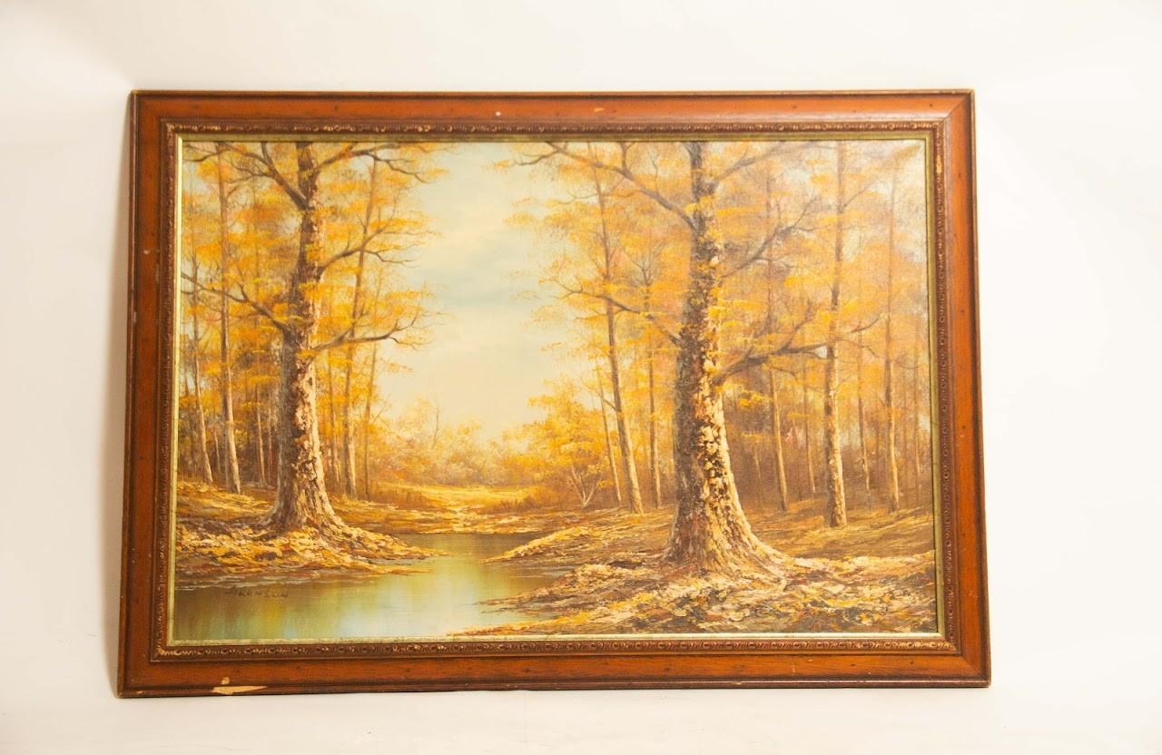 River and Forest painting River and Forest painting - Image 1