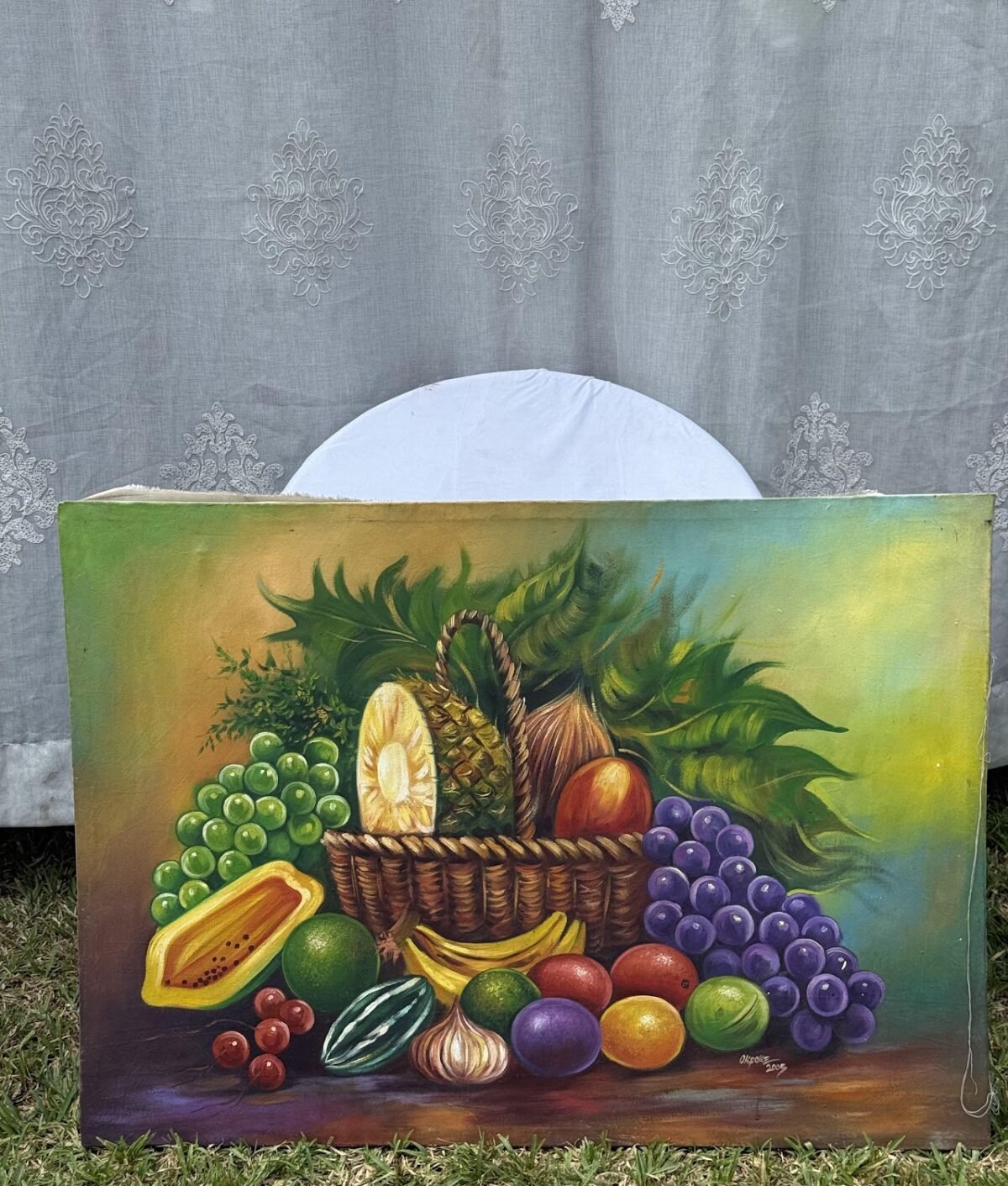 Still life with Tropical Fruit Basket Still Life with Tropical Fruit Basket - Image 1