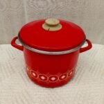 Vintage Enamelware Pot