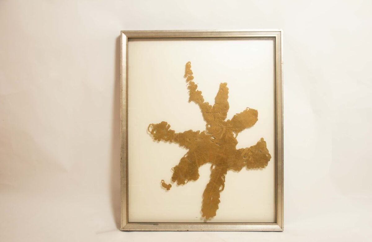 White and Gold Abstract Art White and Gold Abstract Art - Image 1