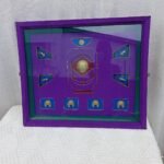 purple gold plated frame