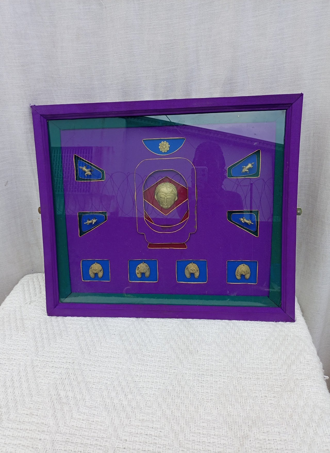 purple gold plated frame purple gold plated frame - Image 1