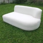2 Seater White Sofa