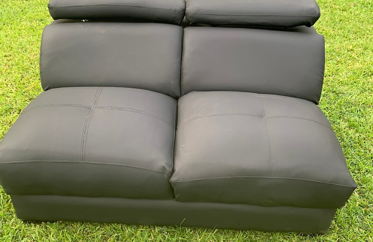 2-seater Armless Sofa Couch 2-seater Armless Sofa Couch - Image 1